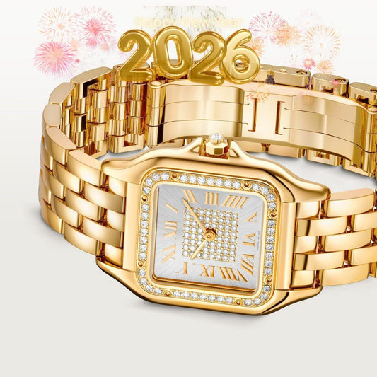 Panthère de Cartier Doré Pierres