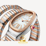 Bvlgari Serpenti Tubogas Argenté/Or rose