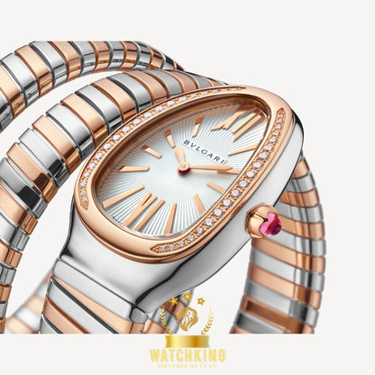 Bvlgari Serpenti Tubogas Argenté/Or rose