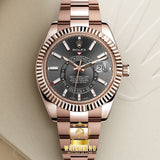 Rolex Sky-Dweller Or Rose Gris 42mm