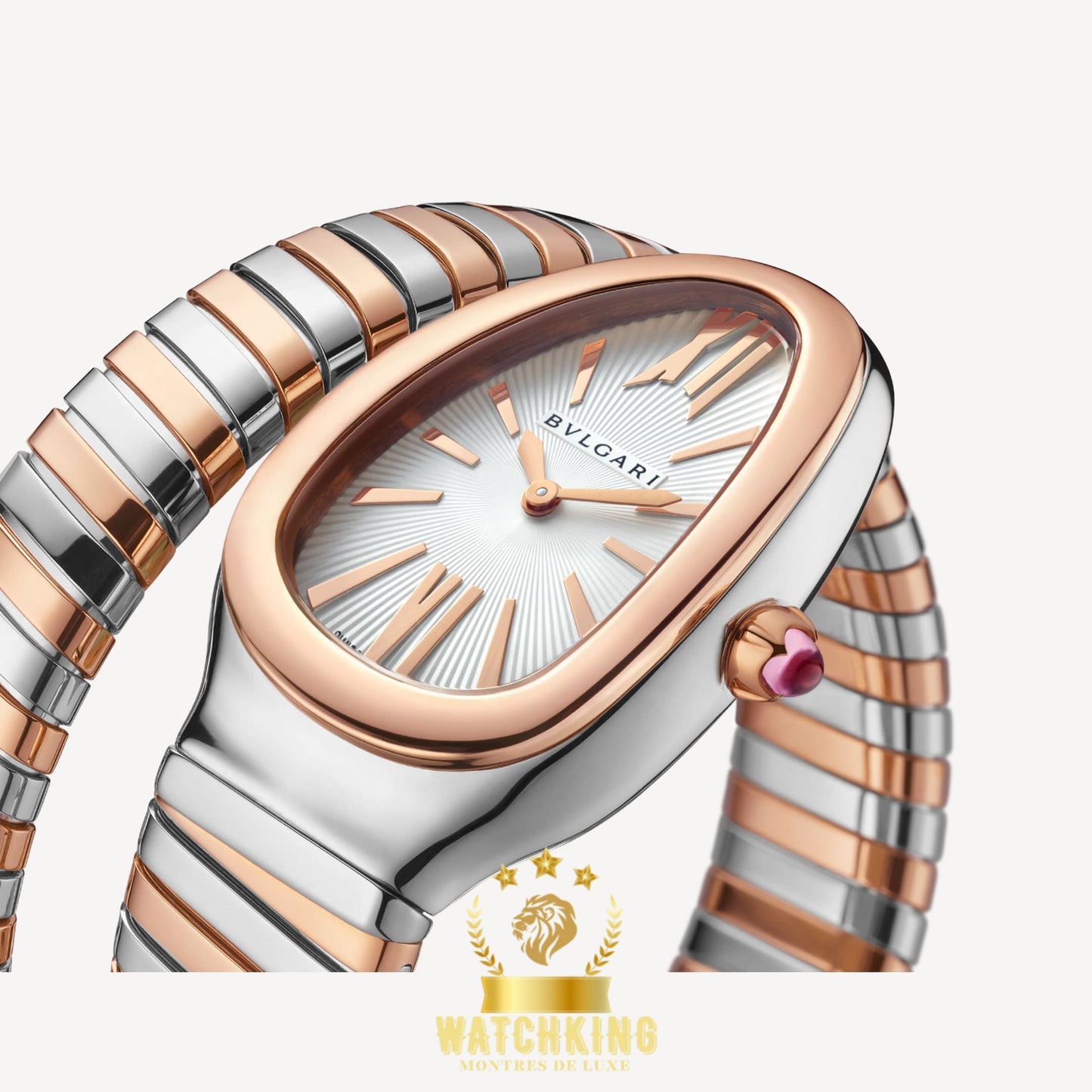 Bvlgari Serpenti Tubogas Argenté/Or rose