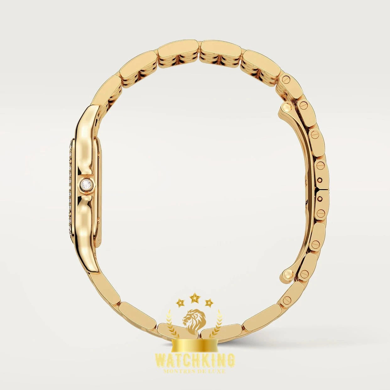 Panthère de Cartier Doré Pierres