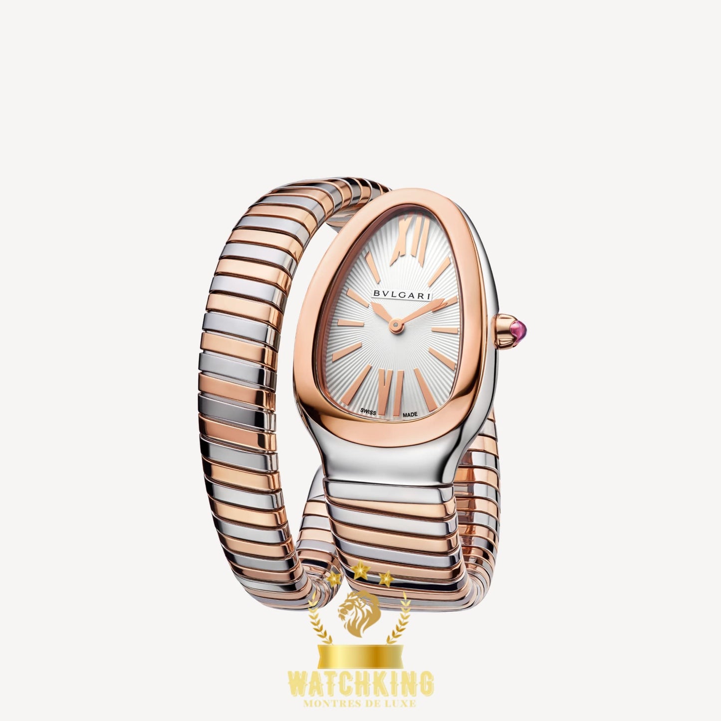 Bvlgari Serpenti Tubogas Argenté/Or rose