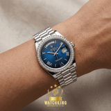 Rolex Day-date Bleu Romain Sertie 36mm