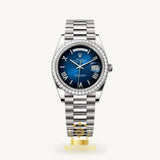 Rolex Day-date Bleu Romain Sertie 36mm