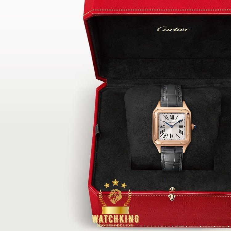 Santos-Dumont de Cartier Or Rose/Noir