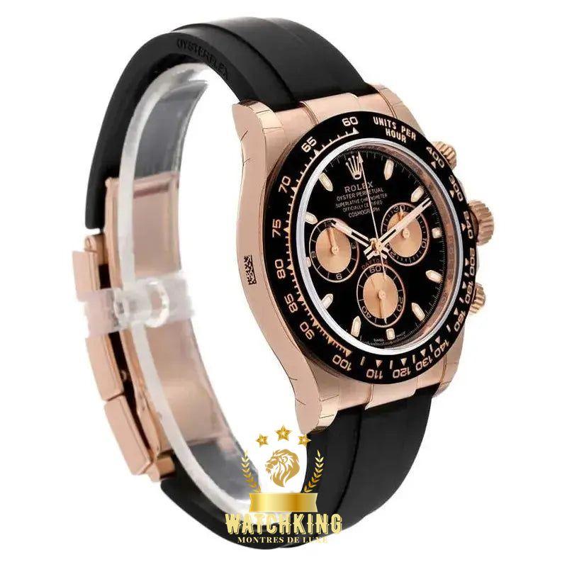 Rolex Cosmograph Daytona Caoutchouc Or Rose/Noir 40mm