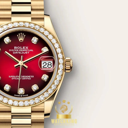 Rolex Datejust Rouge Pierres 31mm
