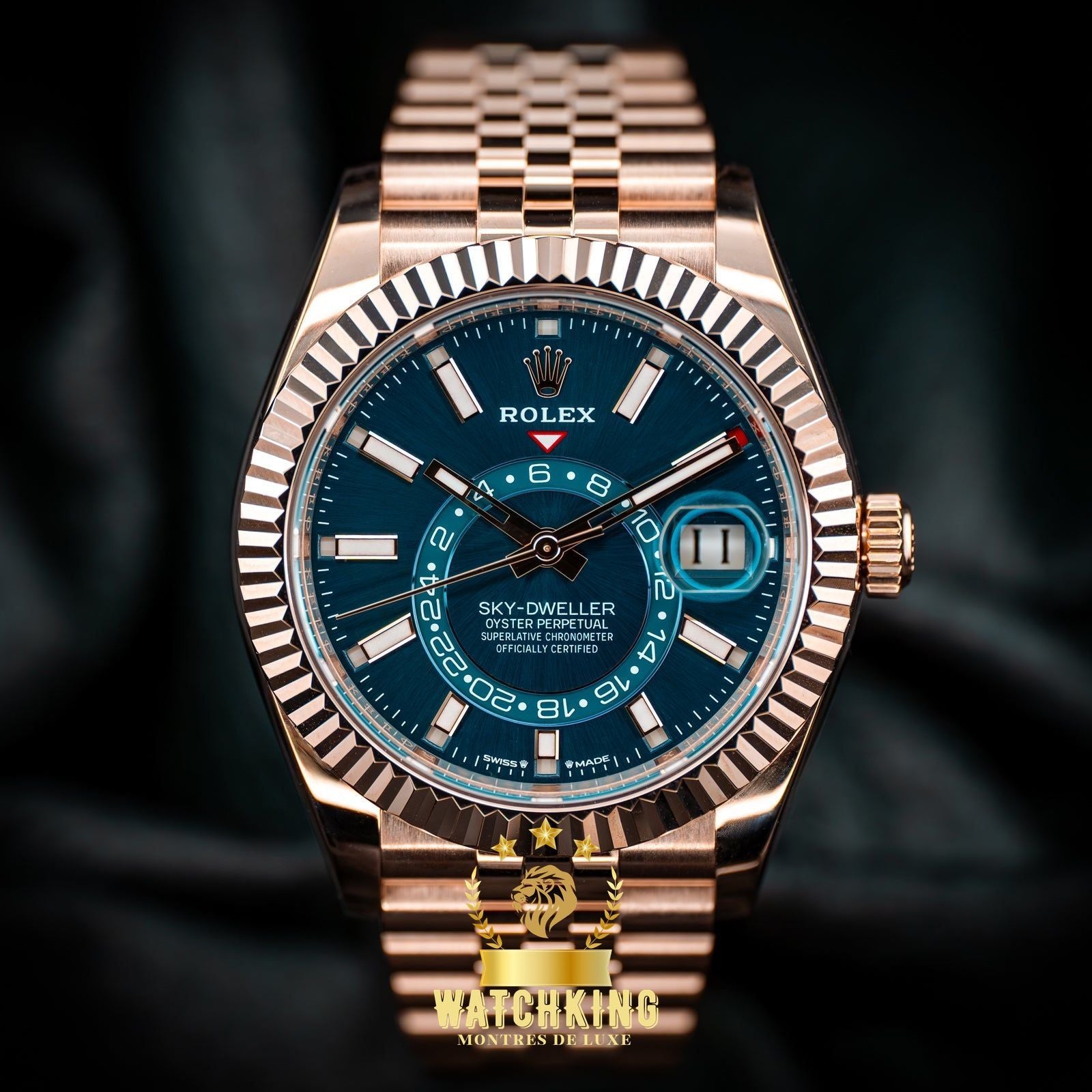 Rolex Sky-Dweller Or Rose Bleu 42mm🇨🇭