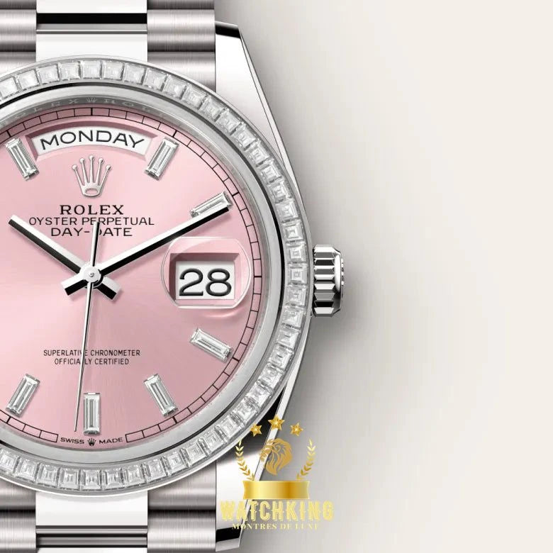 Rolex Day-date Rose Sertie 36mm