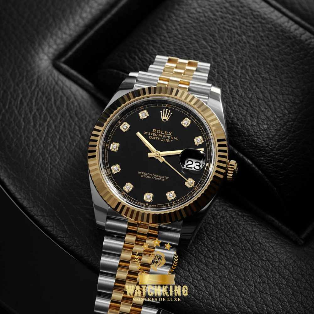 Rolex Datejust Noir Pierres 41mm