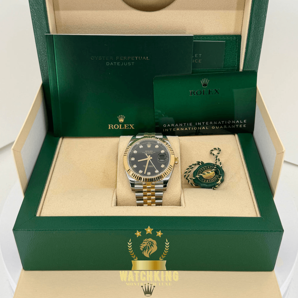 Rolex Datejust Noir Pierres 41mm