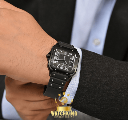 Santos de Cartier Caoutchouc Black