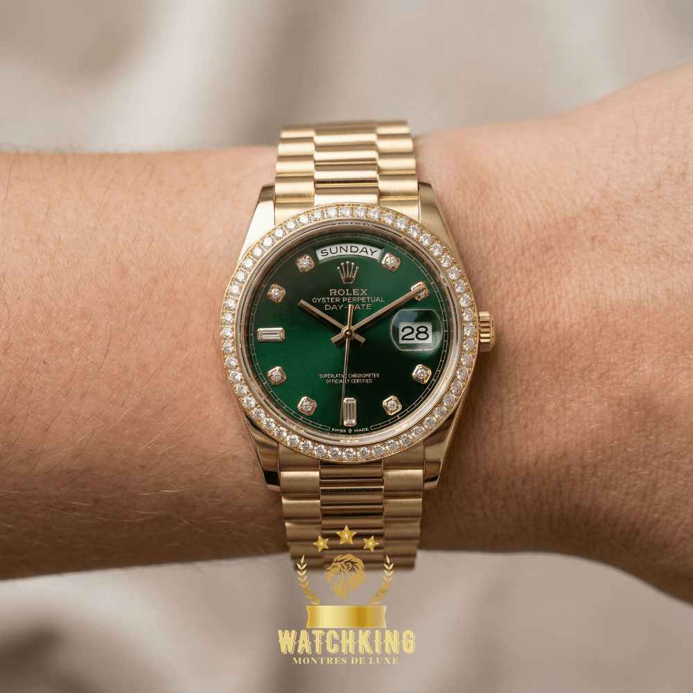 Rolex Day-date Vert Pierres 36mm