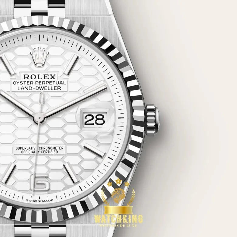 Rolex Land-dweller Argenté 40mm