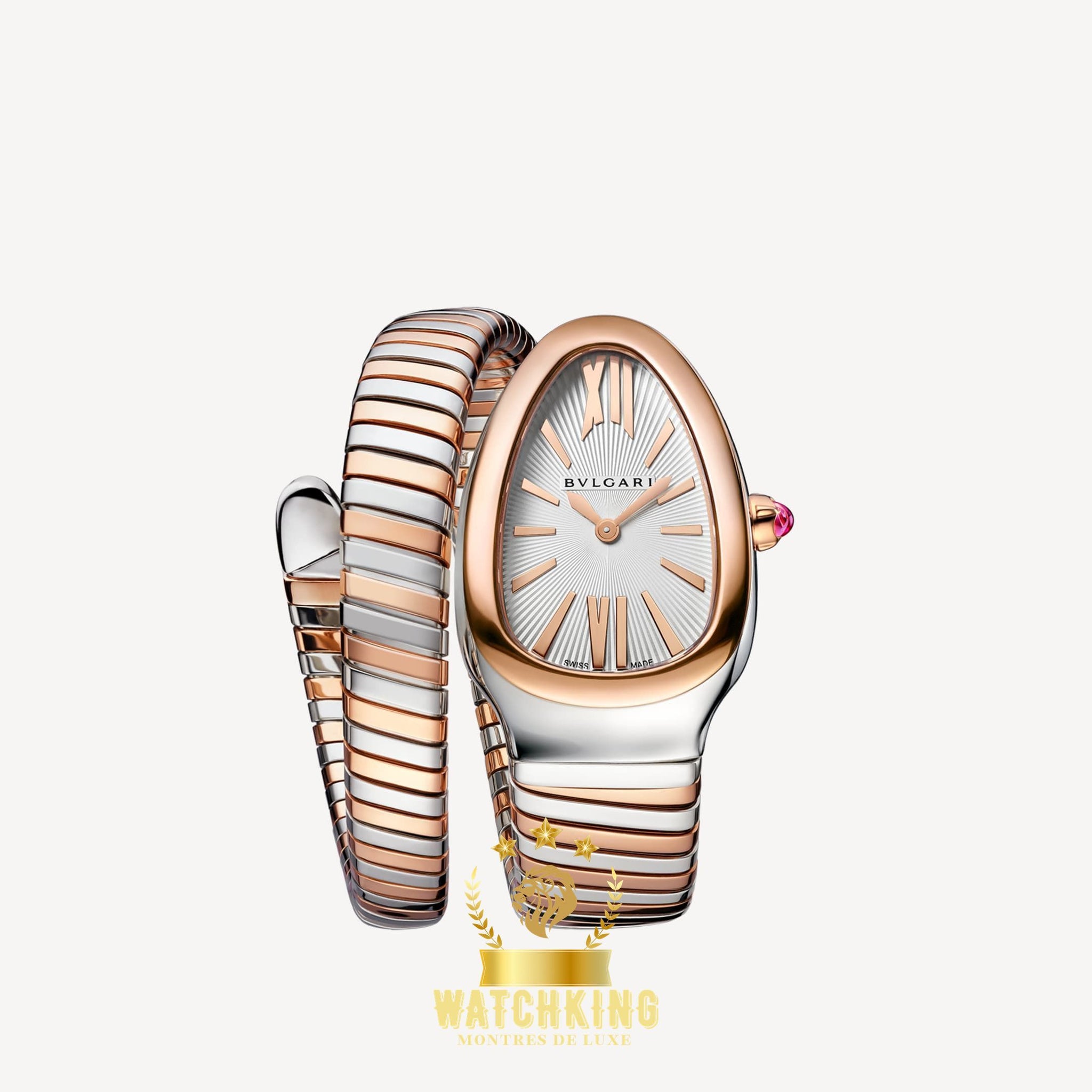 Bvlgari Serpenti Tubogas Argenté/Or rose
