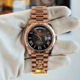 Rolex Day-Date Gris Ombré Or Rose 40mm