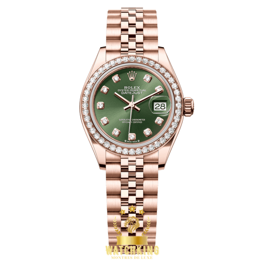 Rolex Lady-Datejust Vert Sertie 28mm