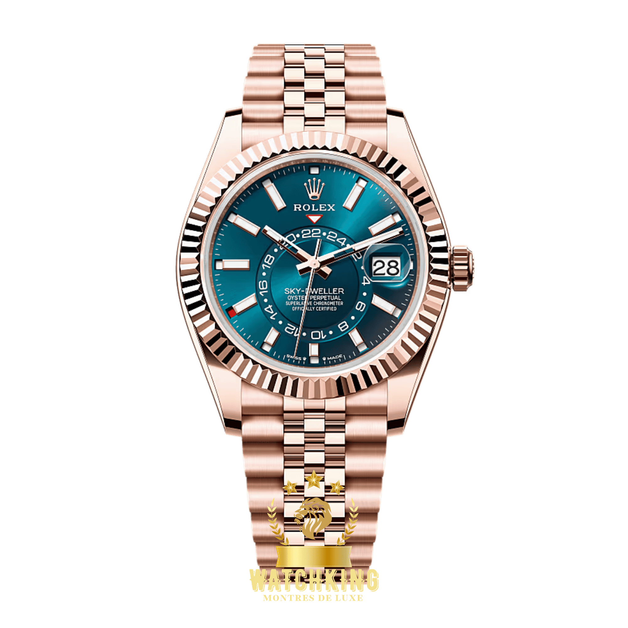 Rolex Sky-Dweller Or Rose Bleu 42mm🇨🇭