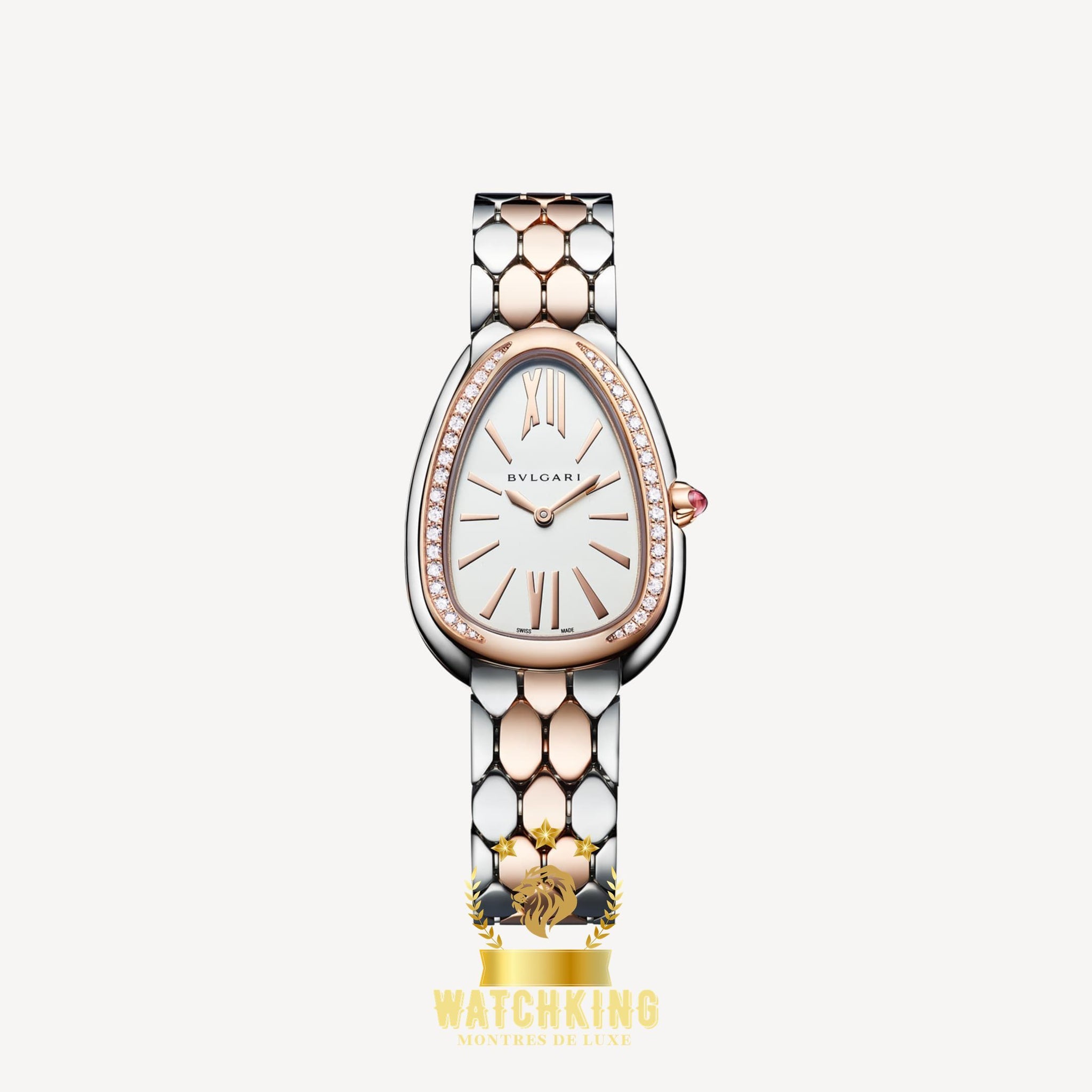 Bvlgari Serpenti Seduttori Acier/Or Rose