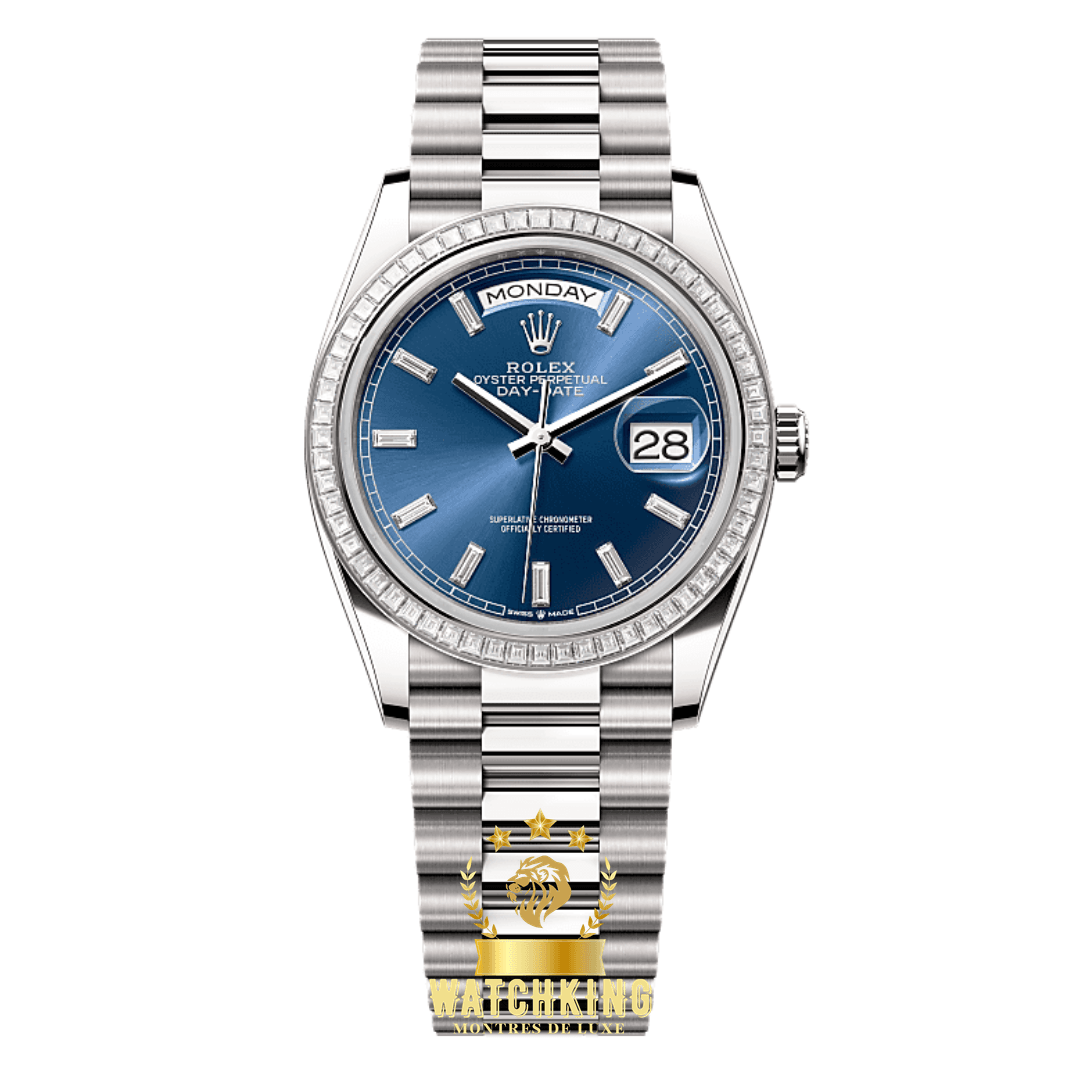 Rolex Day-date Bleu Sertie 36mm