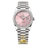 Rolex Day-date Rose Sertie 36mm