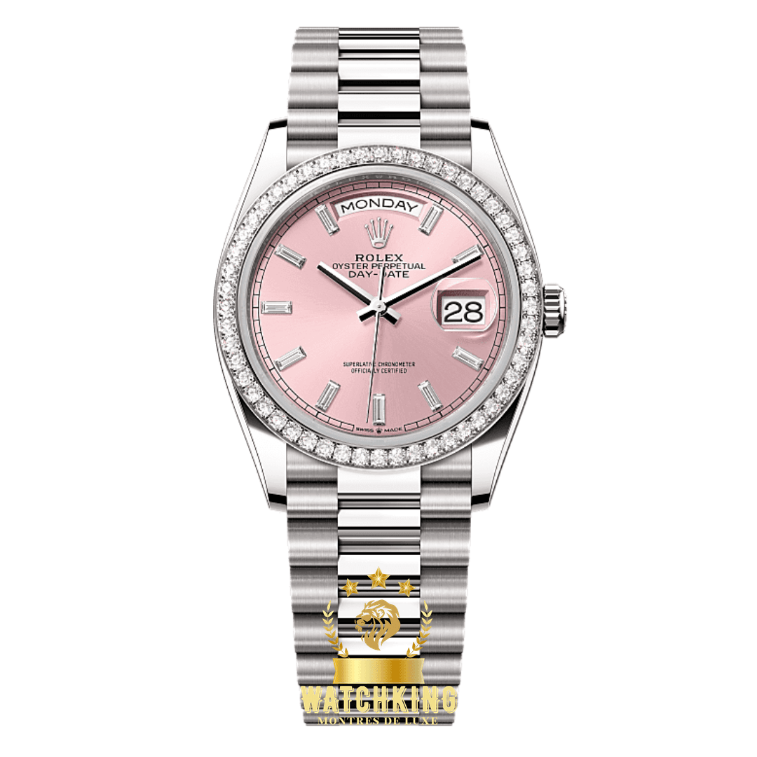 Rolex Day-date Rose Sertie 36mm