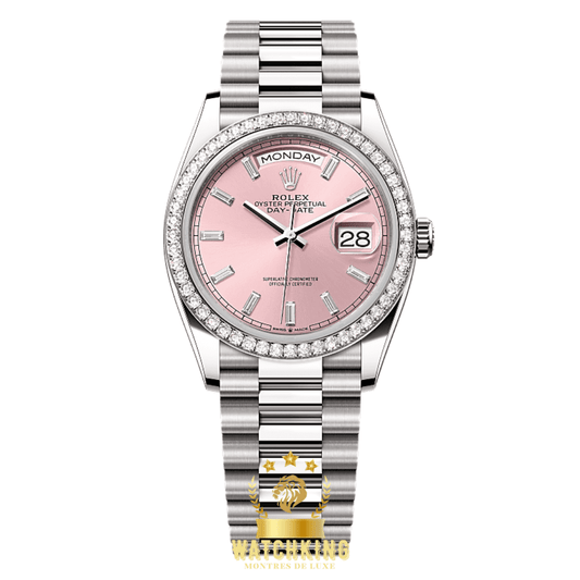 Rolex Day-date Rose Sertie 36mm
