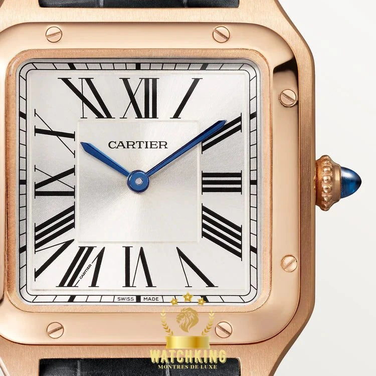 Santos-Dumont de Cartier Or Rose/Noir