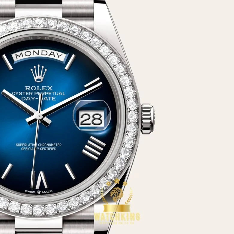 Rolex Day-date Bleu Romain Sertie 36mm