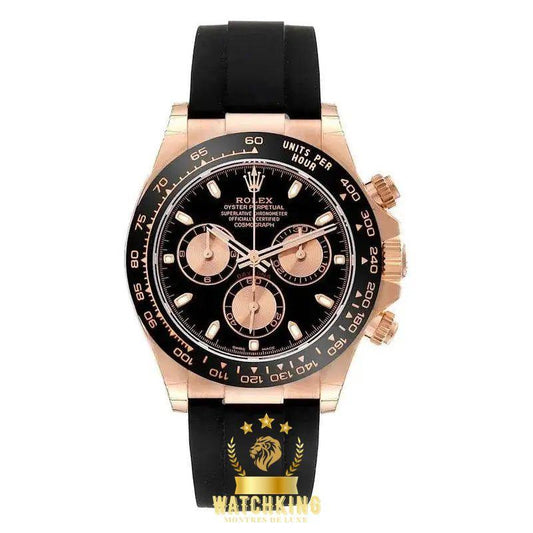 Rolex Cosmograph Daytona Caoutchouc Or Rose/Noir 40mm