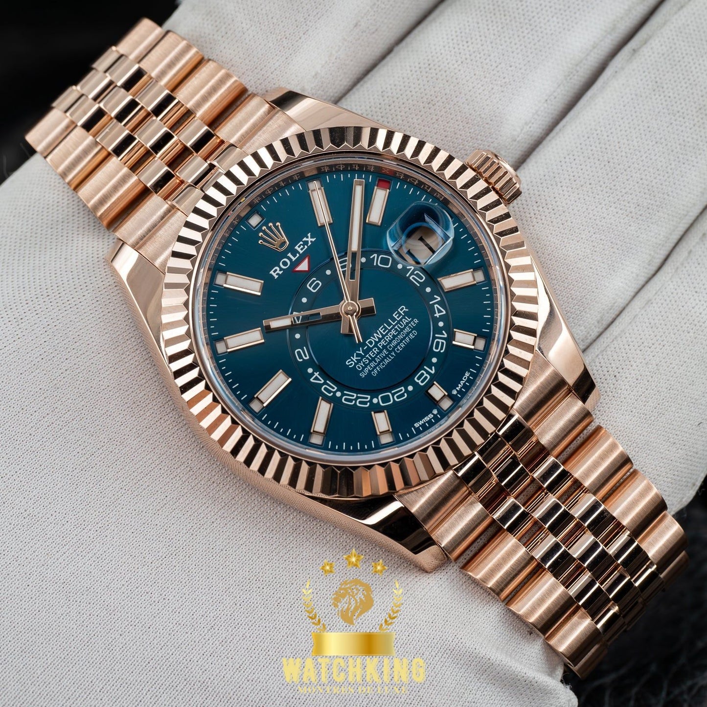 Rolex Sky-Dweller Or Rose Bleu 42mm🇨🇭