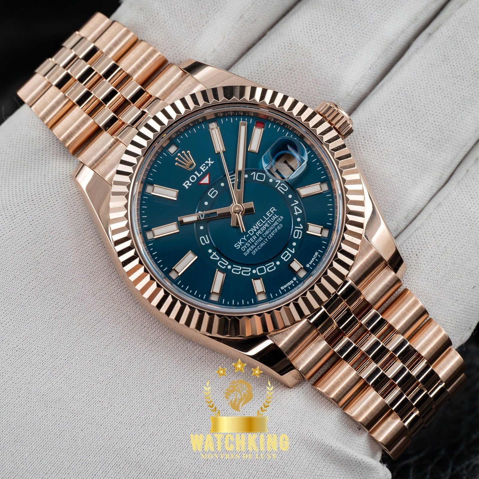 Rolex Sky-Dweller Or Rose Bleu 42mm🇨🇭