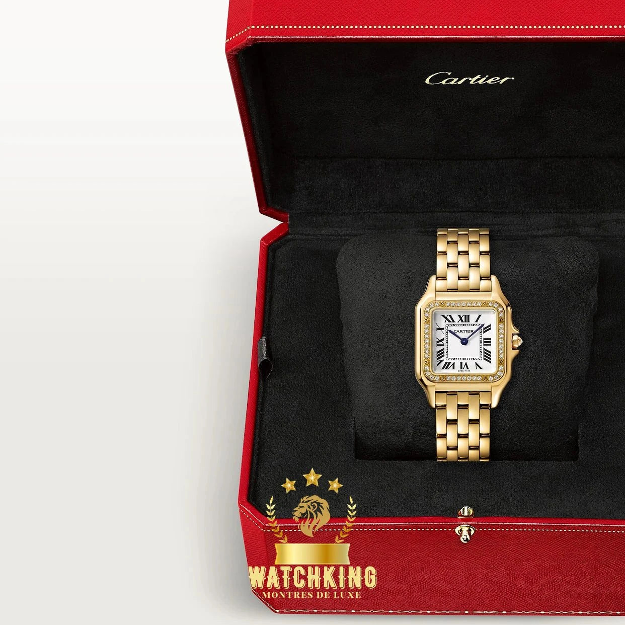 Panthère de Cartier Doré Pierres
