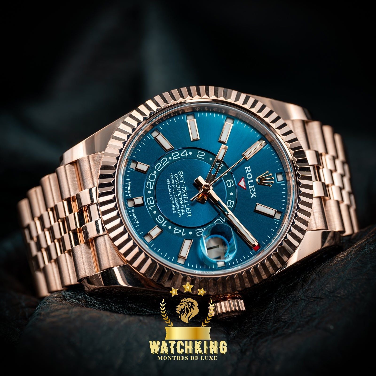 Rolex Sky-Dweller Or Rose Bleu 42mm🇨🇭