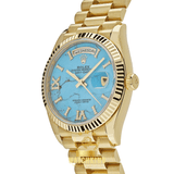 Rolex Day-date Doré Turquoise 36mm