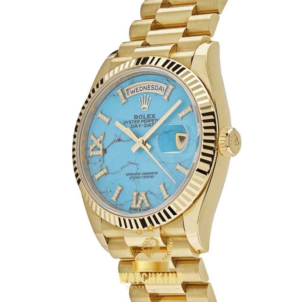 Rolex Day-date Doré Turquoise 36mm