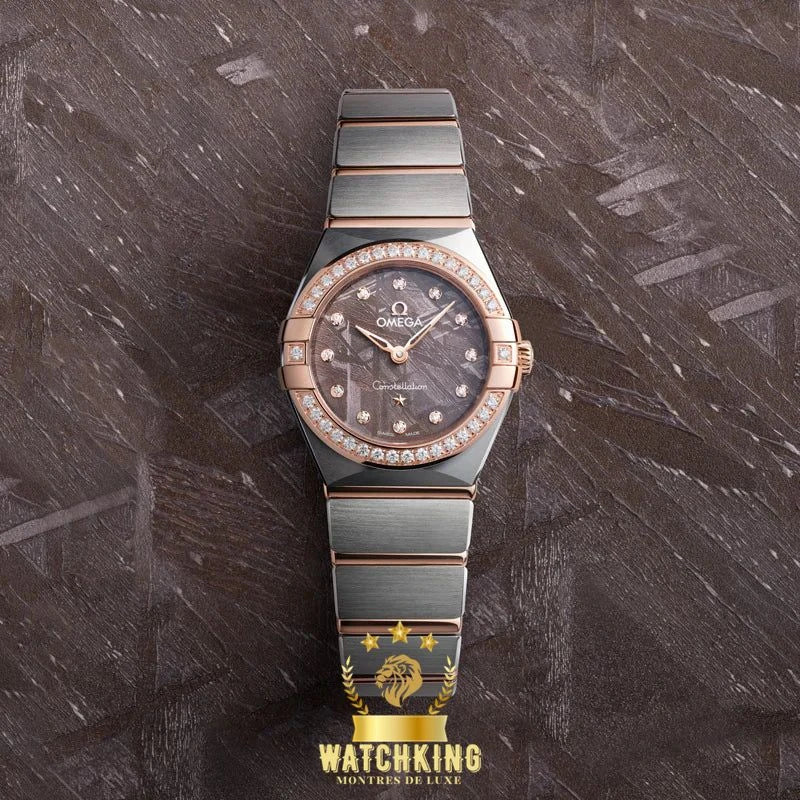 Omega Ω Constellation Météorite Marron