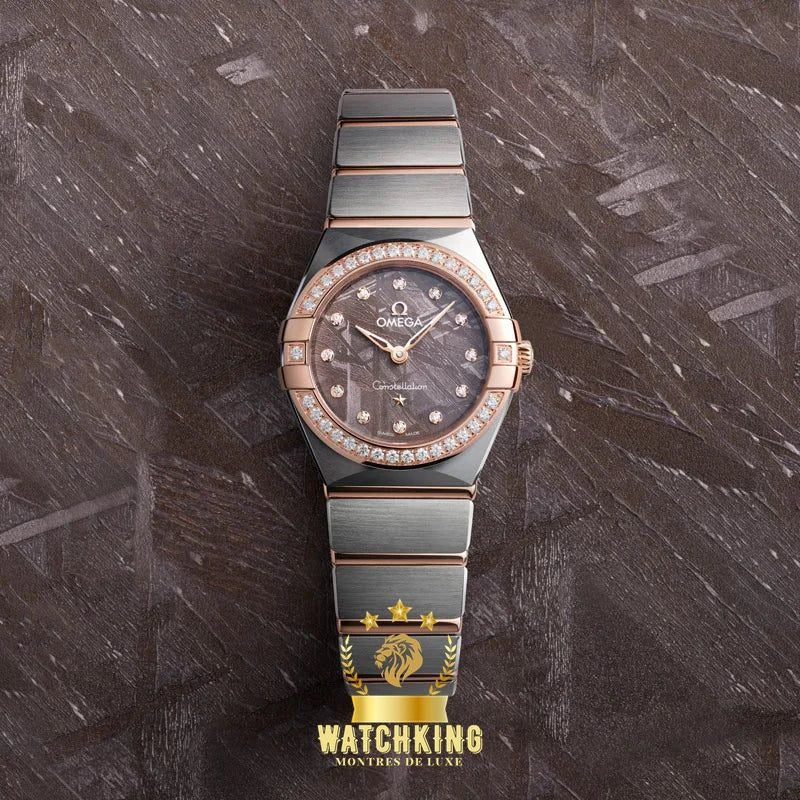 Omega Ω Constellation Météorite Marron