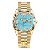 Rolex Day-date Doré Turquoise 36mm