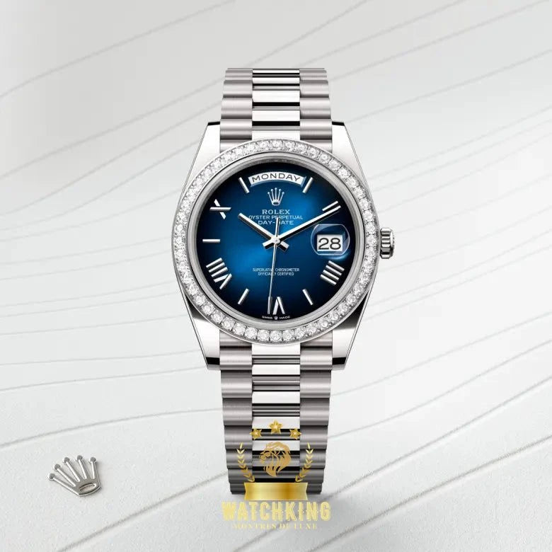 Rolex Day-date Bleu Romain Sertie 36mm