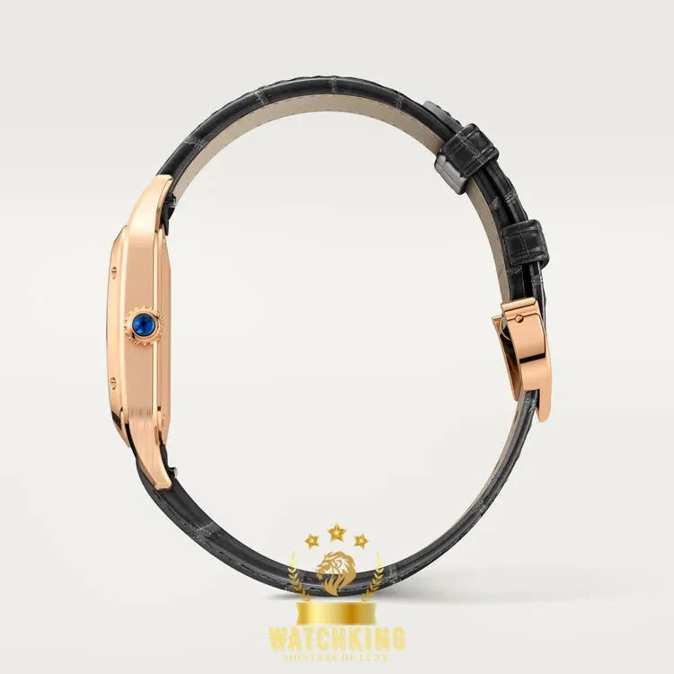 Santos-Dumont de Cartier Or Rose/Noir