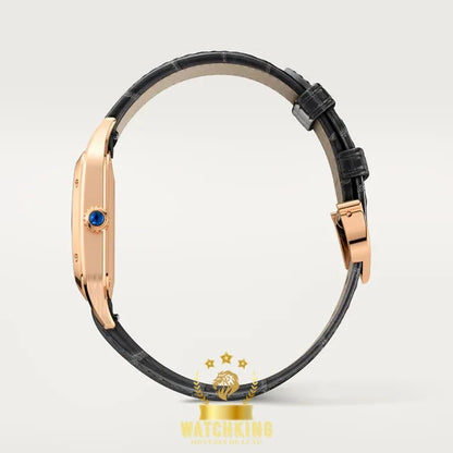 Santos-Dumont de Cartier Or Rose/Noir