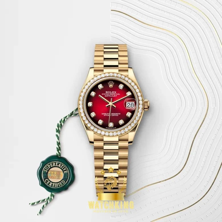 Rolex Datejust Rouge Pierres 31mm