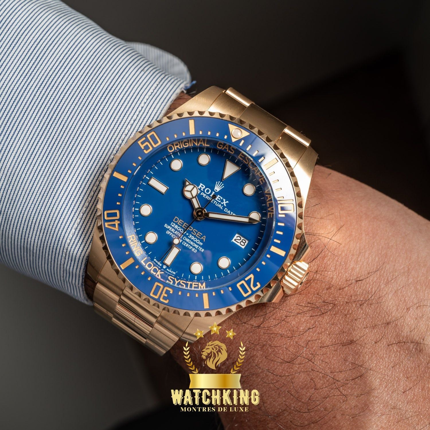 Rolex Deepsea Doré Bleu 44mm