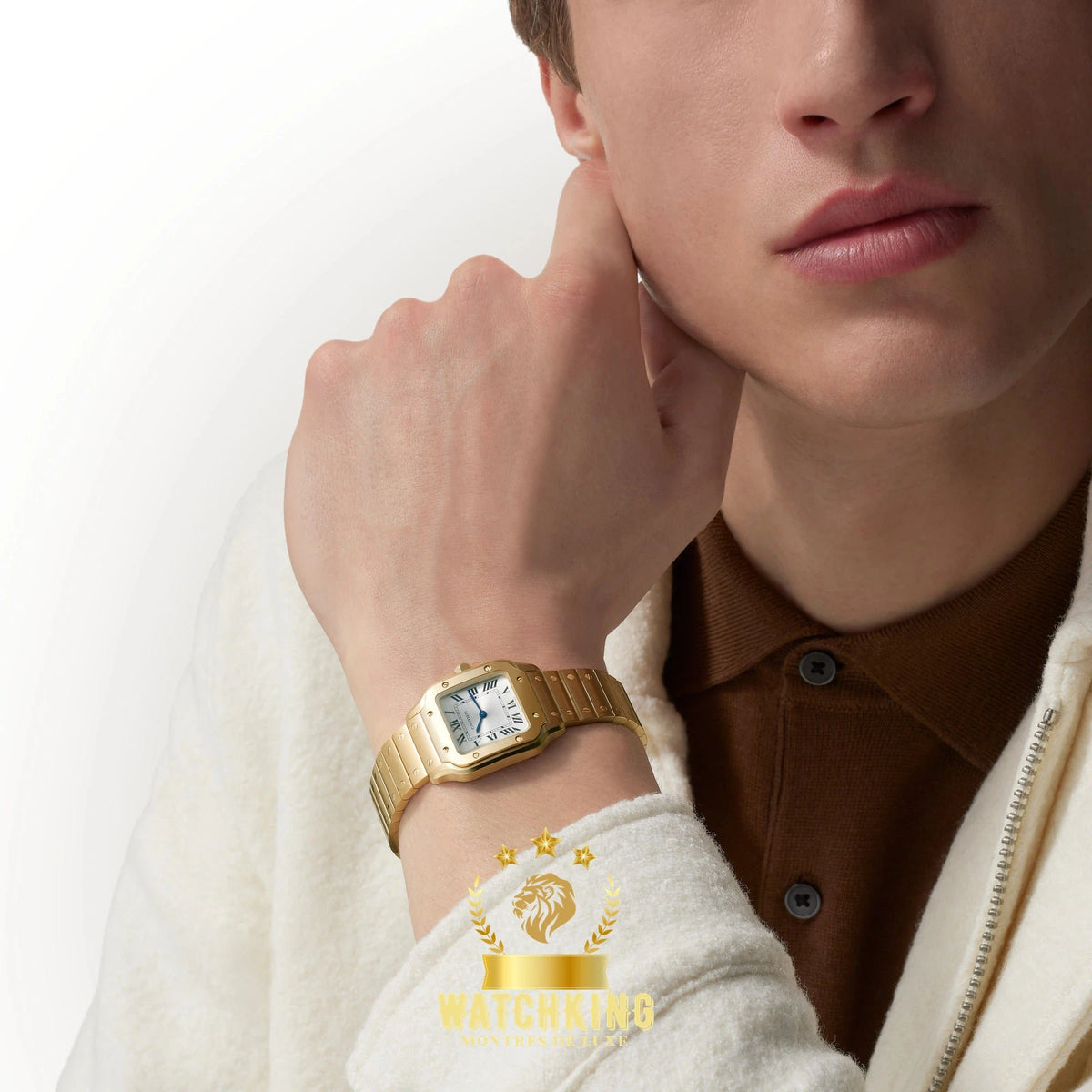 Santos de Cartier Petit modèle | Doré | 34.5mm