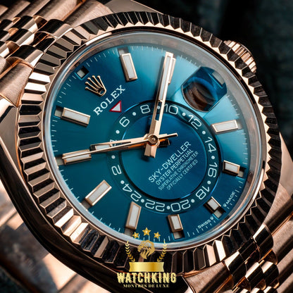 Rolex Sky-Dweller Or Rose Bleu 42mm🇨🇭