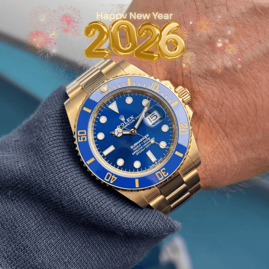 Rolex Submariner Or Jaune/Bleu