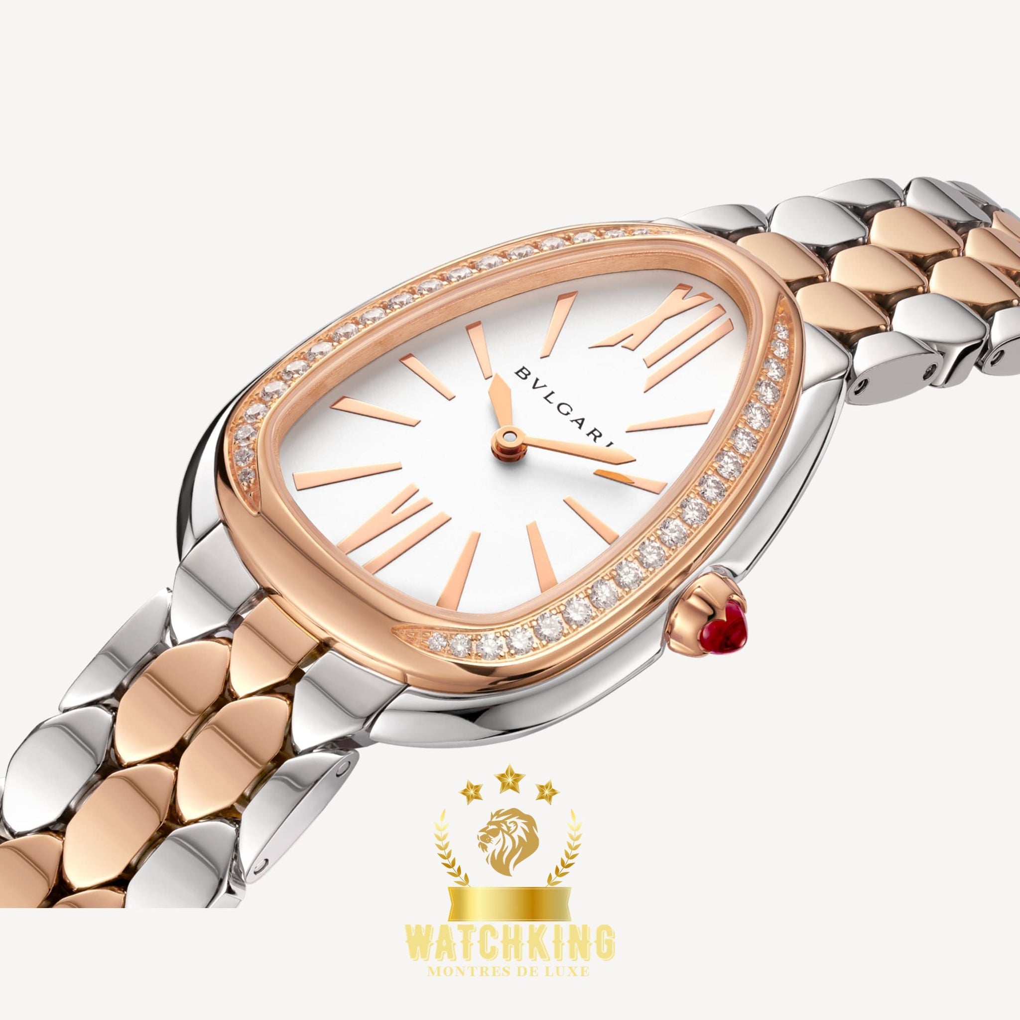 Bvlgari Serpenti Seduttori Acier/Or Rose
