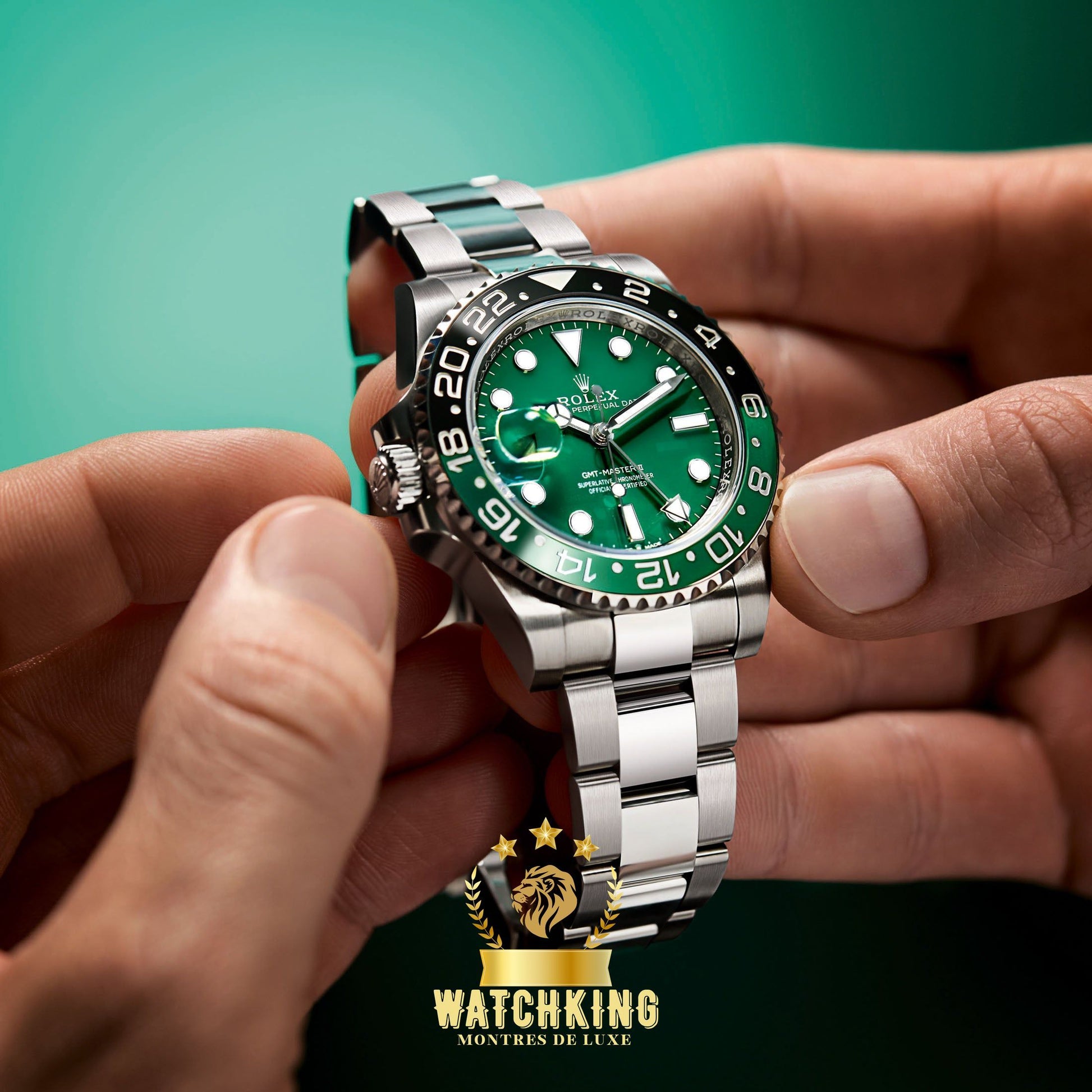 Nouvelle Rolex GMT-MASTER II Vert 40mm🇨🇠– Watchking Maroc